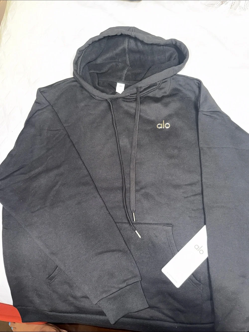 ALO Yoga Accolade Women’s Black Hoodie - Logo Pullover